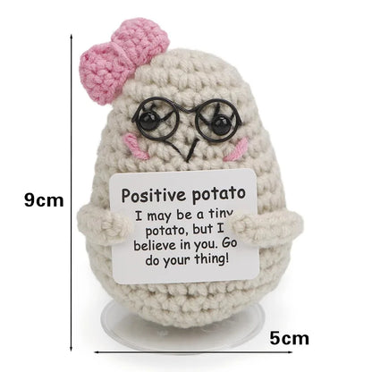 Handmade Crochet Pocket Hug Doll – Positive Energy Plush Gift