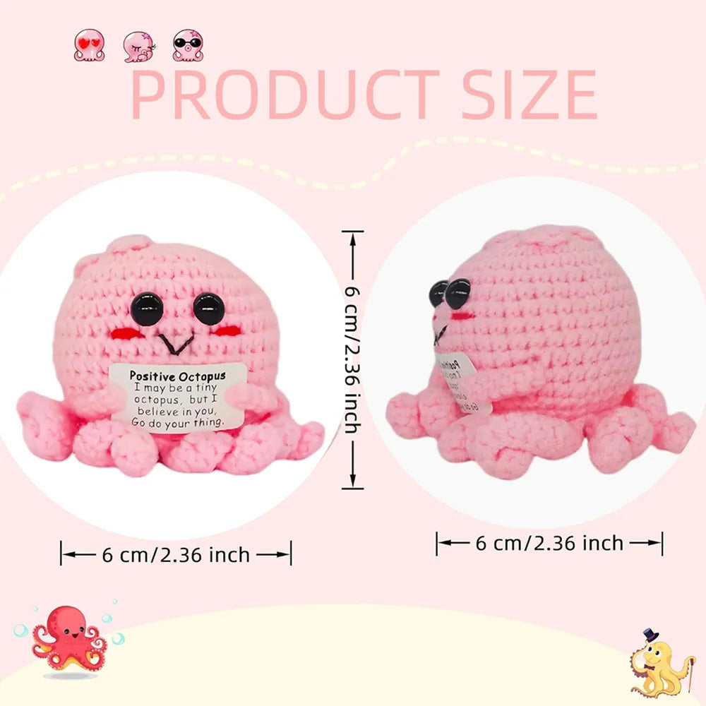 Handmade Crochet Pocket Hug Doll – Positive Energy Plush Gift