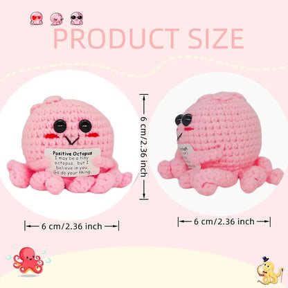 Handmade Crochet Pocket Hug Doll – Positive Energy Plush Gift