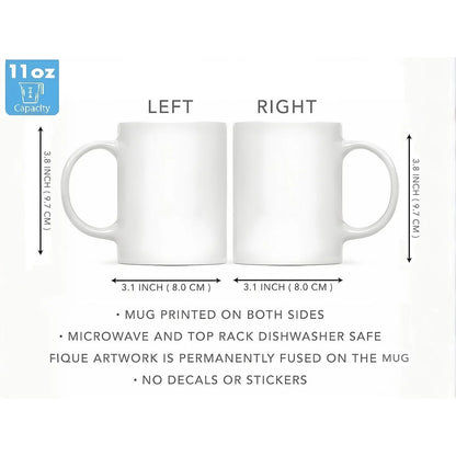 I Hate Morning People Funny Coffee Mug 11oz Introvert Tea Cup