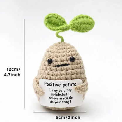 Handmade Crochet Pocket Hug Doll – Positive Energy Plush Gift