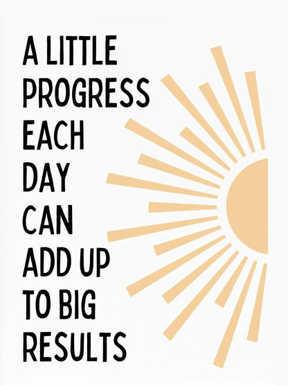 Inspirational Letter Poster - Canvas Wall Art for Classroom & Home