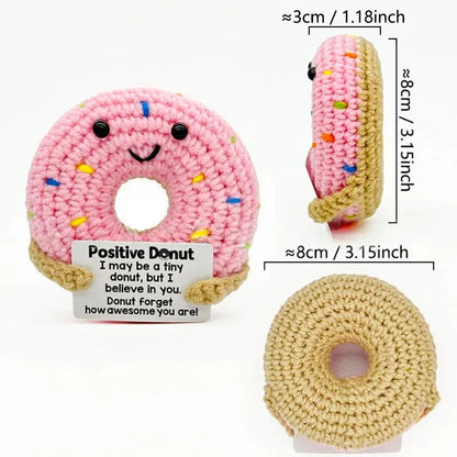 Handmade Crochet Pocket Hug Doll – Positive Energy Plush Gift