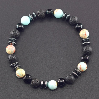 Natural Shoushan Stone Beads Bracelet – Confidence & Healing Gift