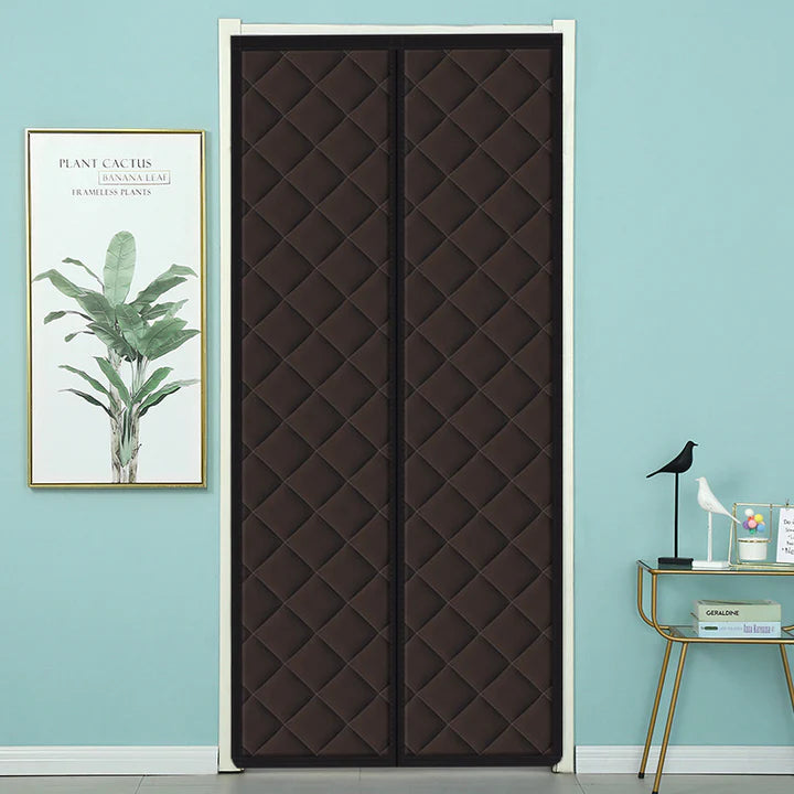 Magnetic Thermal Door Curtain Insulation – Draft Stopper Cover