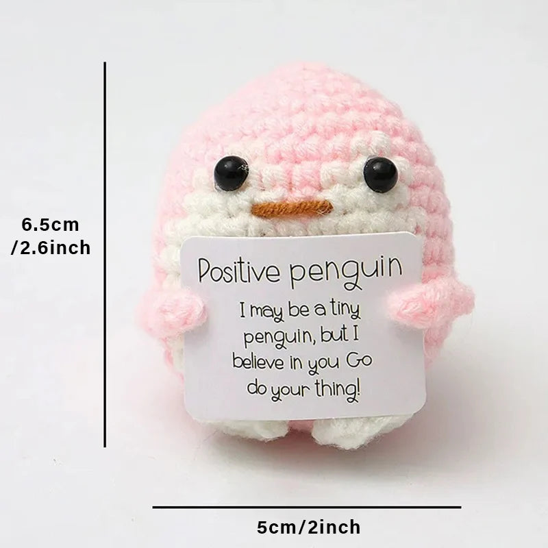 Handmade Crochet Pocket Hug Doll – Positive Energy Plush Gift