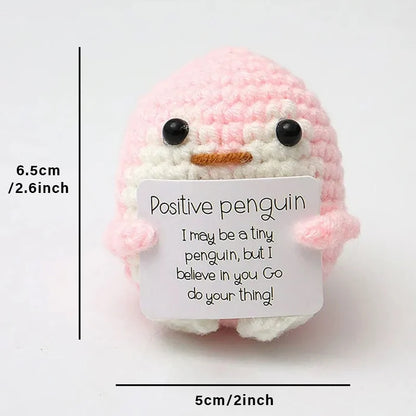 Handmade Crochet Pocket Hug Doll – Positive Energy Plush Gift