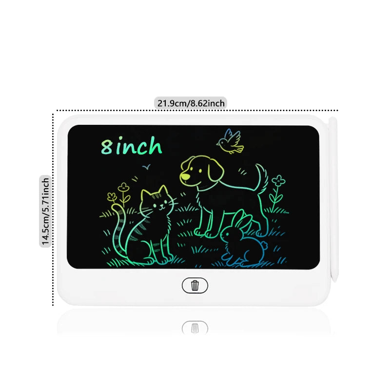 LCD Writing Tablet – Reusable Drawing & Writing Board for Kids