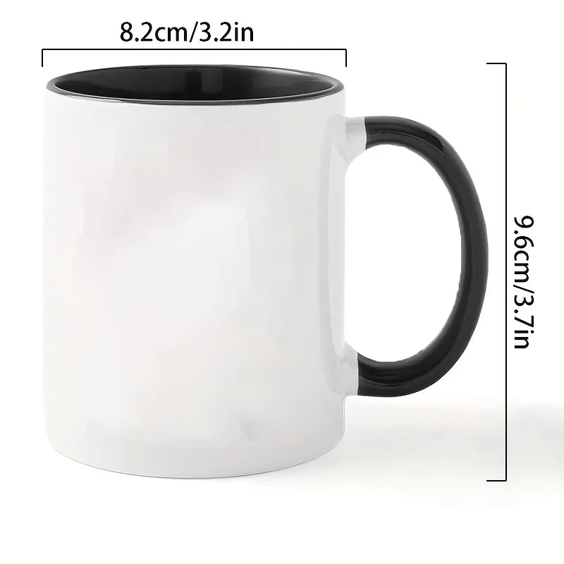 11oz Growth Mindset Ceramic Coffee Mug Funny Brain Design Gift