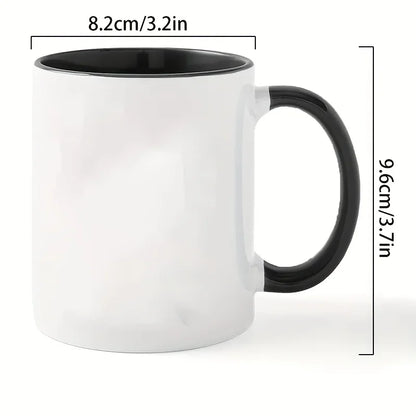 11oz Growth Mindset Ceramic Coffee Mug Funny Brain Design Gift