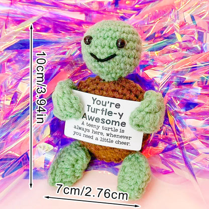 Handmade Crochet Pocket Hug Doll – Positive Energy Plush Gift