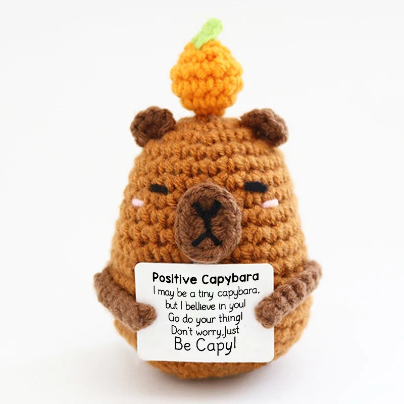 Handmade Crochet Pocket Hug Doll – Positive Energy Plush Gift