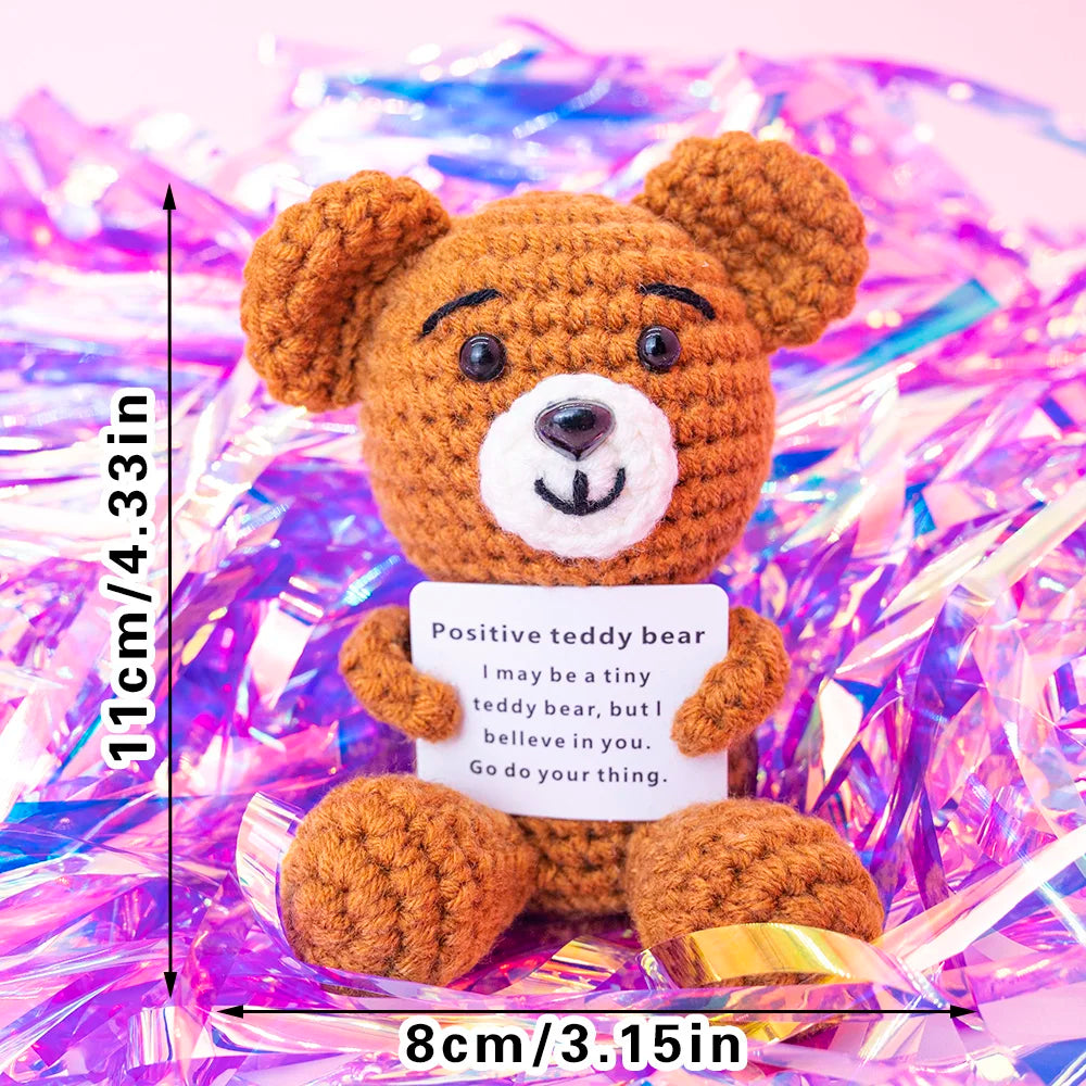 Handmade Crochet Pocket Hug Doll – Positive Energy Plush Gift