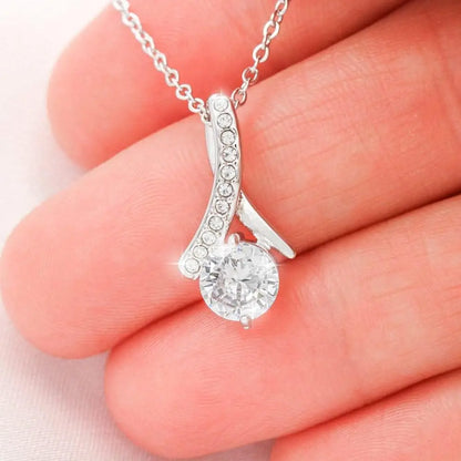 Daughter-in-Law Gift Necklace – Honor Pendant with Message Card & Box