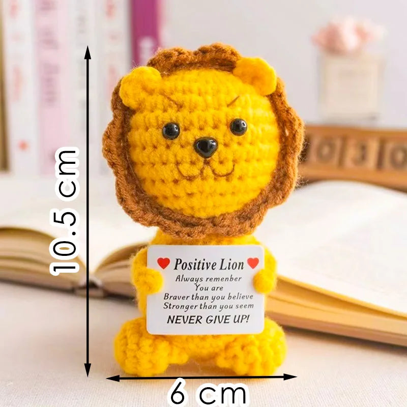 Handmade Crochet Pocket Hug Doll – Positive Energy Plush Gift