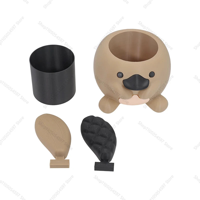 Cute Platypus Planter 3D Printed Succulent Pot Desk Decor Gift