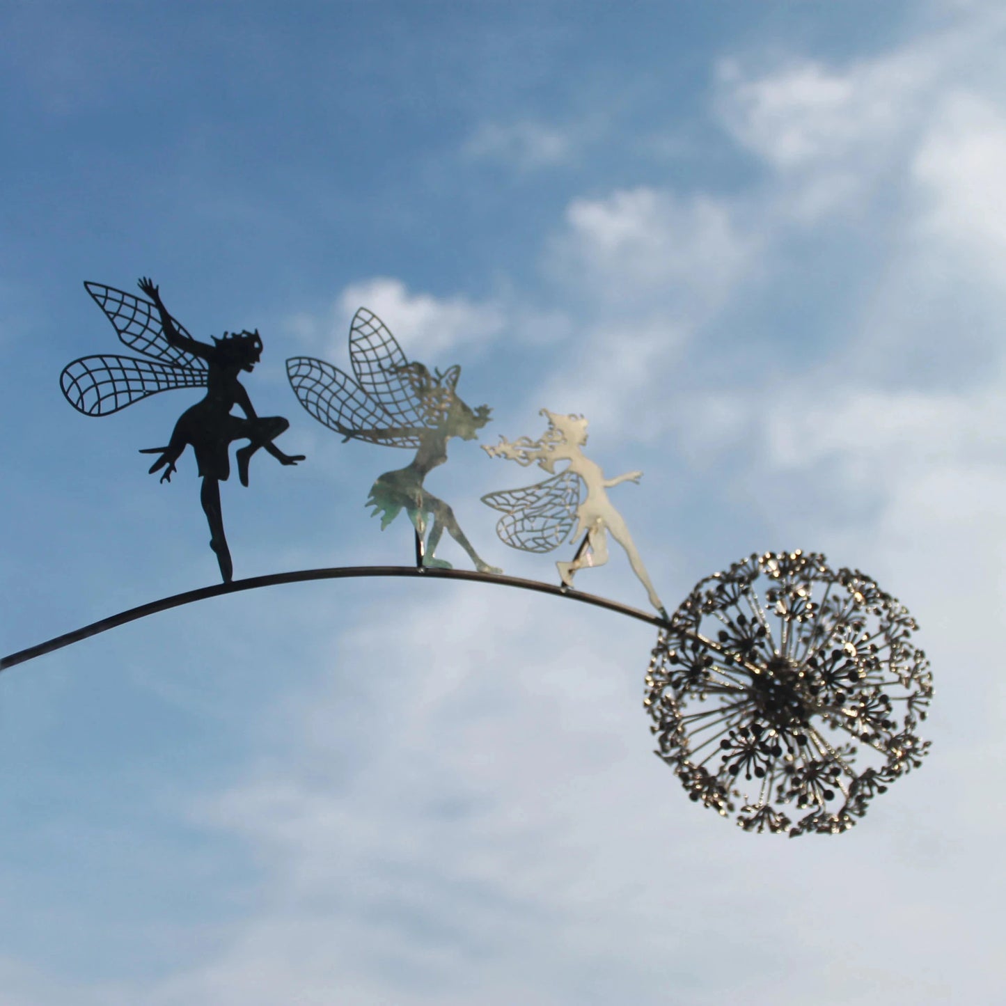 Fairy Garden Metal Decor Outdoor Decorative Sculpture