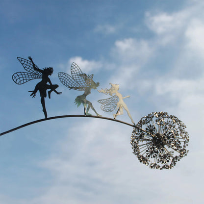 Fairy Garden Metal Decor Outdoor Decorative Sculpture
