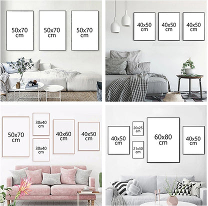 7 Rules of Life Poster - Motivational Canvas Wall Art for Home & Office