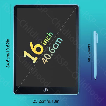 16 Inch LCD Writing Tablet Drawing Board for Kids Educational Toy