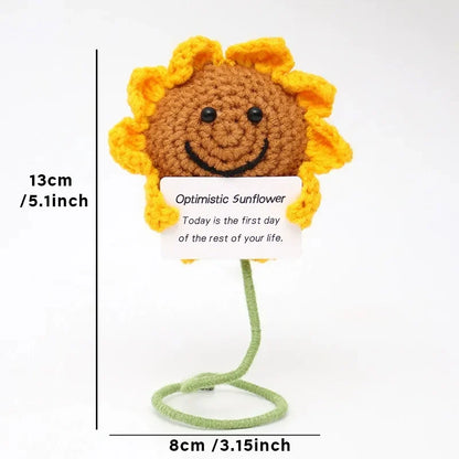 Handmade Crochet Pocket Hug Doll – Positive Energy Plush Gift