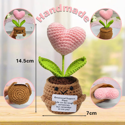Handmade Crochet Pocket Hug Doll – Positive Energy Plush Gift