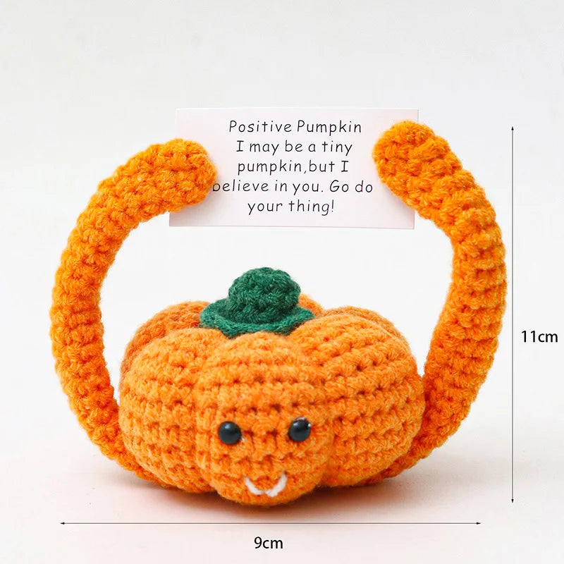Handmade Crochet Pocket Hug Doll – Positive Energy Plush Gift