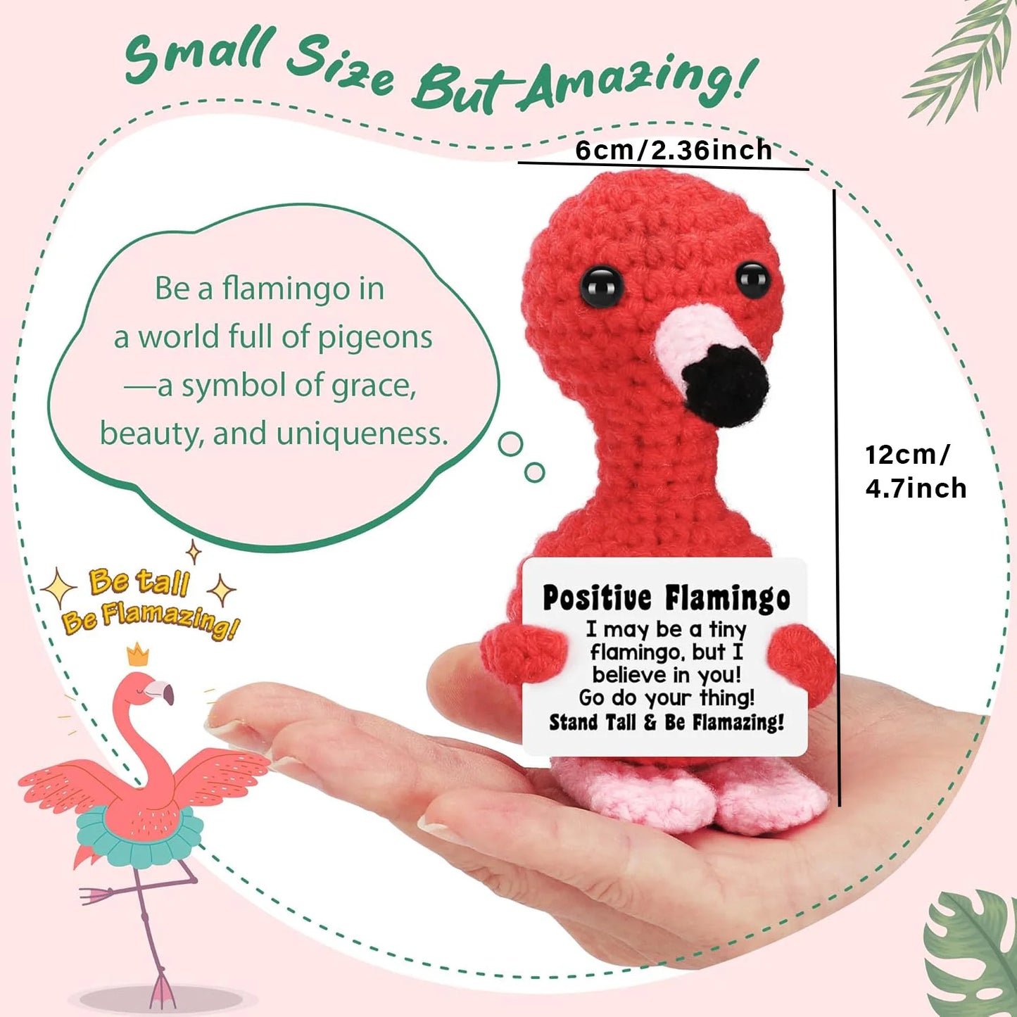 Handmade Crochet Pocket Hug Doll – Positive Energy Plush Gift