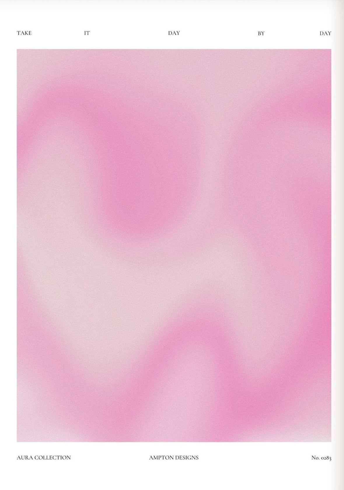 Pink Aura Butterfly Poster - Inspirational Canvas Wall Art for Bedroom