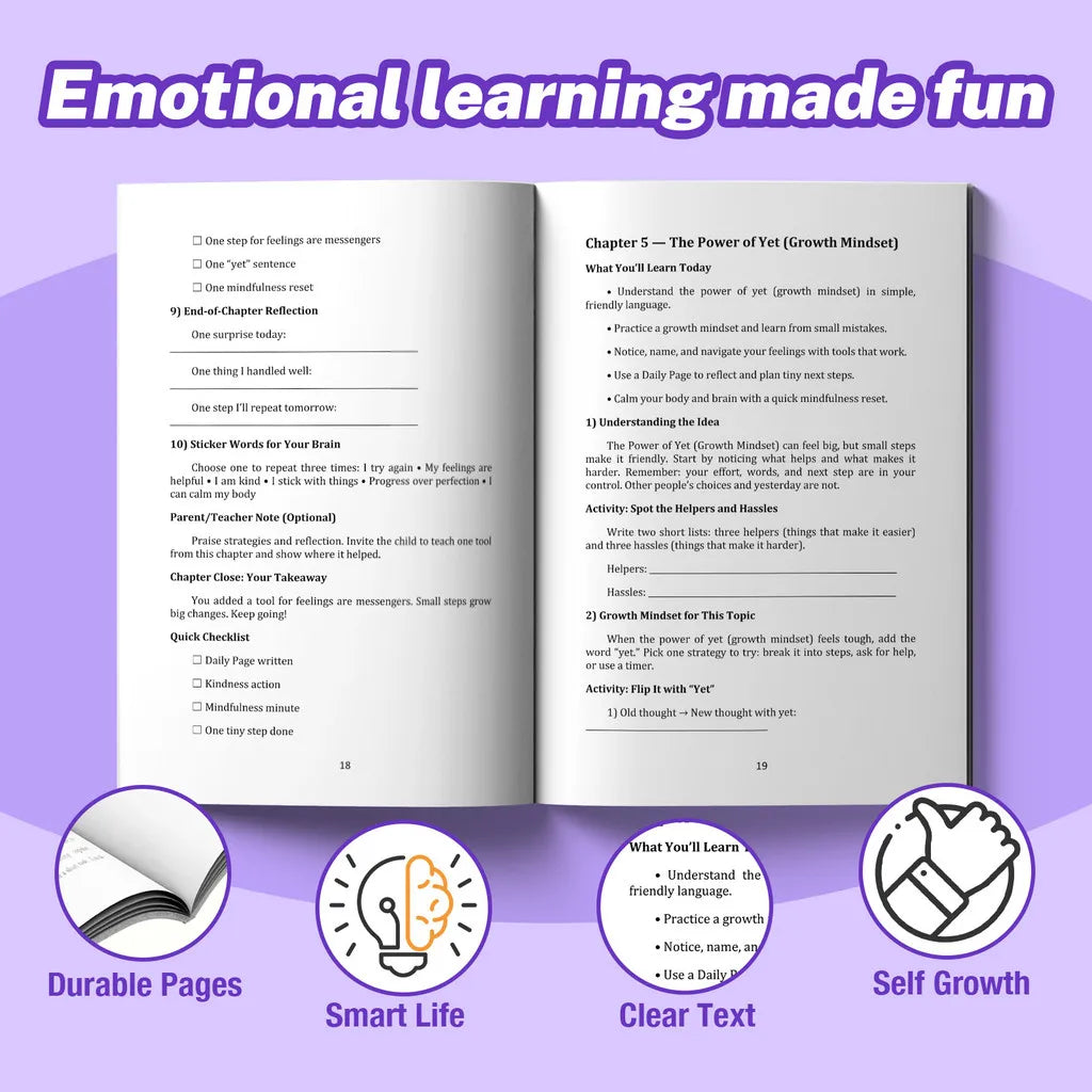 Happy Confident Me - Kids’ Daily Journal for Confidence & Mindfulness