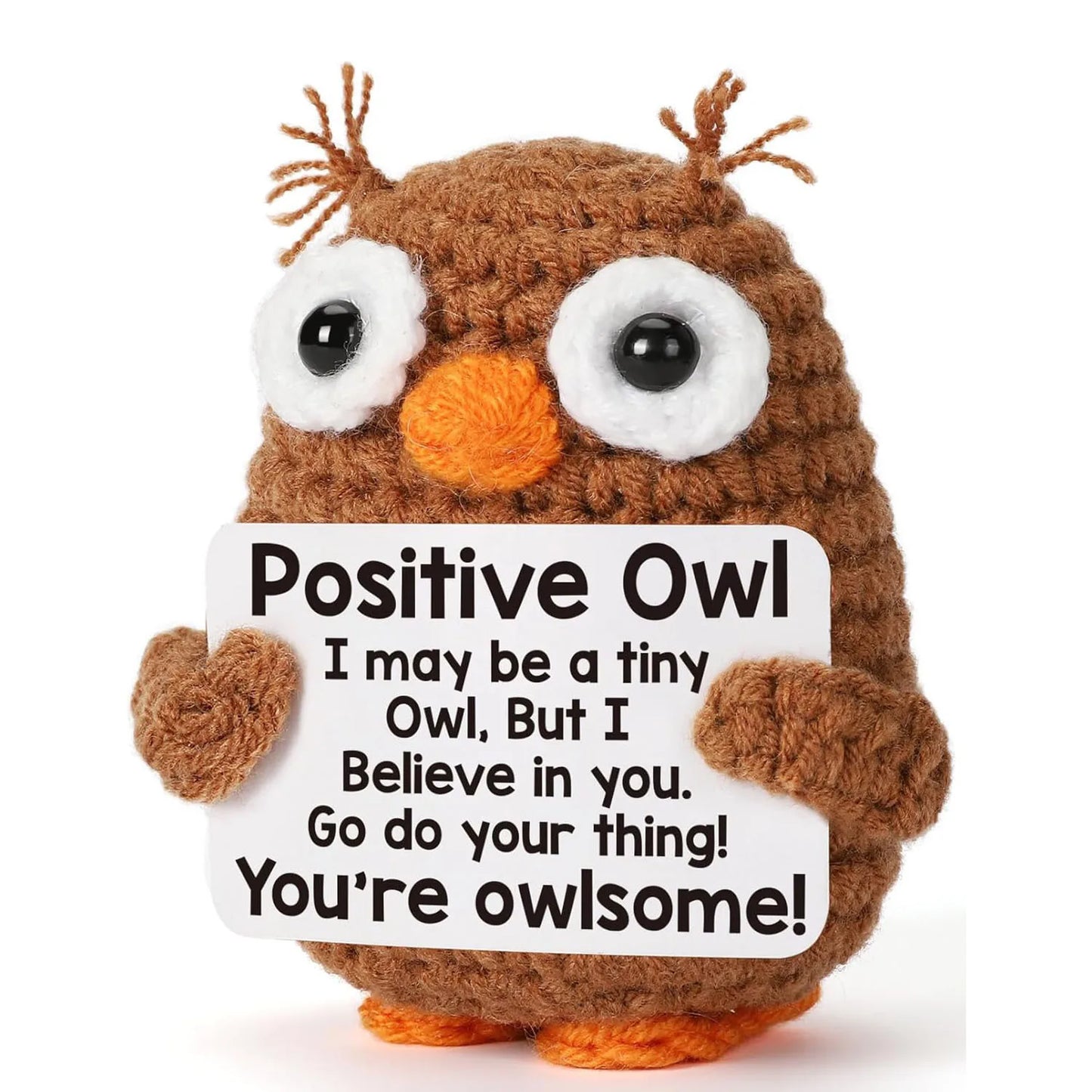 Handmade Crochet Pocket Hug Doll – Positive Energy Plush Gift