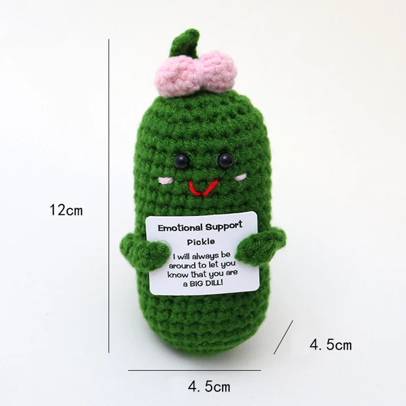Handmade Crochet Pocket Hug Doll – Positive Energy Plush Gift