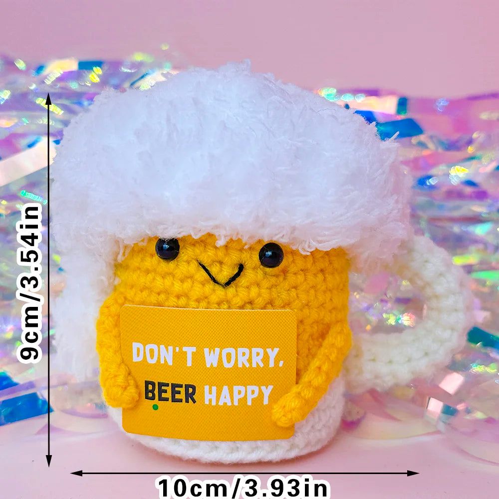 Handmade Crochet Pocket Hug Doll – Positive Energy Plush Gift