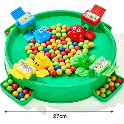 Frog Racing Marble Game Kids Interactive Family Board Toy