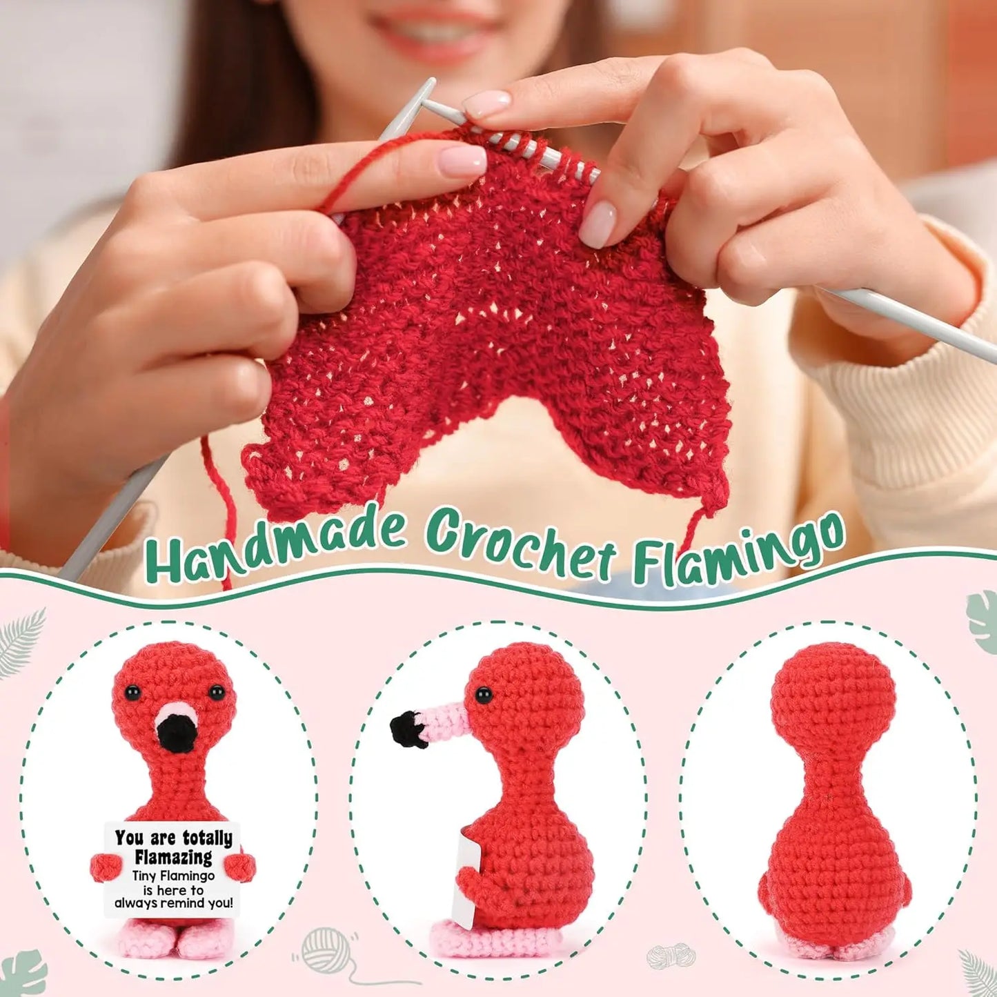 Handmade Crochet Pocket Hug Doll – Positive Energy Plush Gift