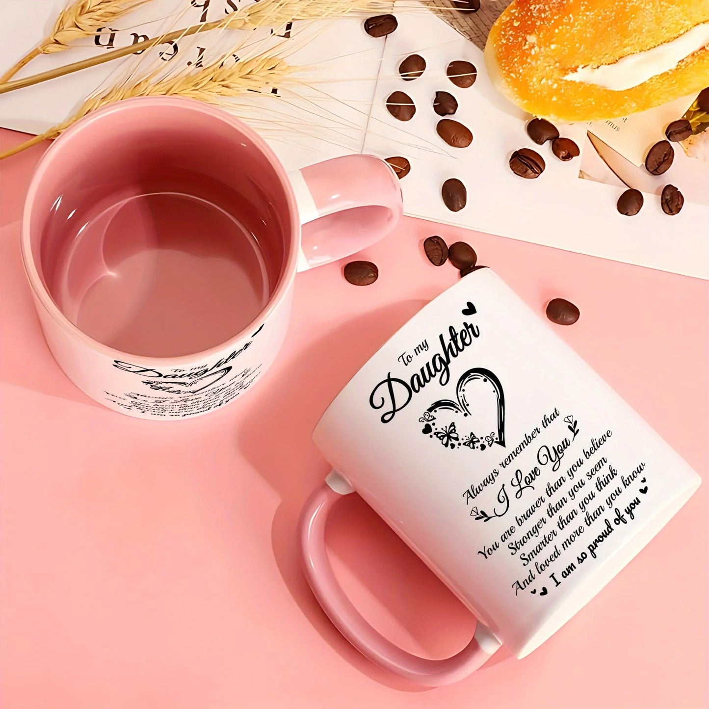 11oz Ceramic Coffee Mug for Daughter with Inspirational Message
