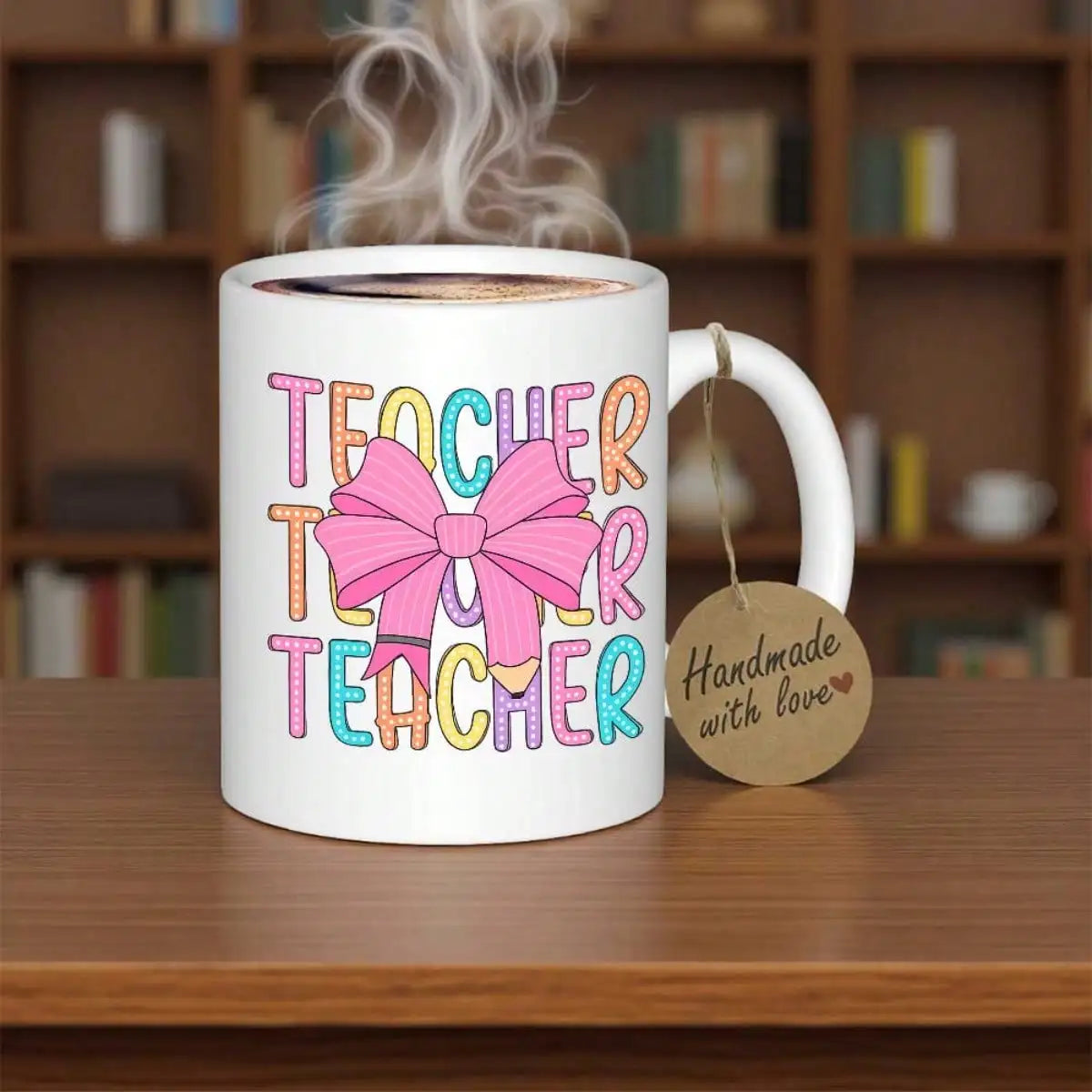11oz Teacher Appreciation Ceramic Coffee Mug Reusable Gift Cup