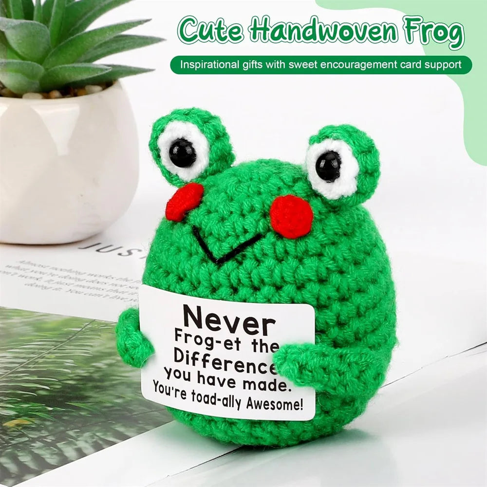 Handmade Crochet Pocket Hug Doll – Positive Energy Plush Gift