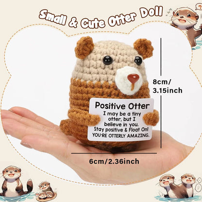 Handmade Crochet Pocket Hug Doll – Positive Energy Plush Gift