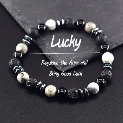 Natural Shoushan Stone Beads Bracelet – Confidence & Healing Gift