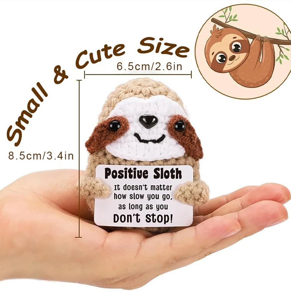 Handmade Crochet Pocket Hug Doll – Positive Energy Plush Gift