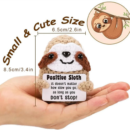 Handmade Crochet Pocket Hug Doll – Positive Energy Plush Gift