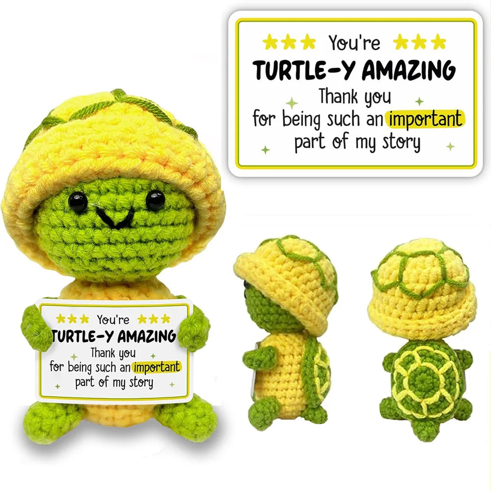 Handmade Crochet Pocket Hug Doll – Positive Energy Plush Gift