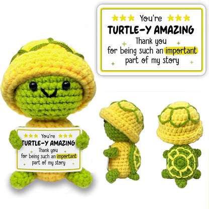 Handmade Crochet Pocket Hug Doll – Positive Energy Plush Gift