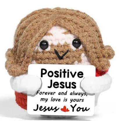 Handmade Crochet Pocket Hug Doll – Positive Energy Plush Gift
