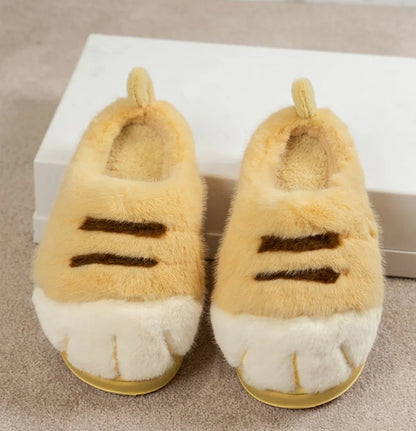 Fuzzy Cat Paw Slides Unisex
