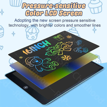 16 Inch LCD Writing Tablet Drawing Board for Kids Educational Toy