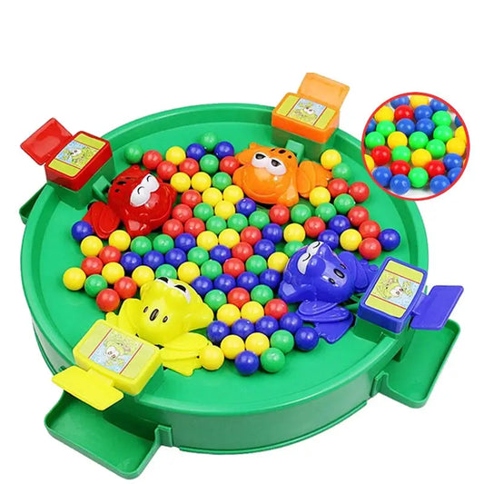 Frog Racing Marble Game Kids Interactive Family Board Toy