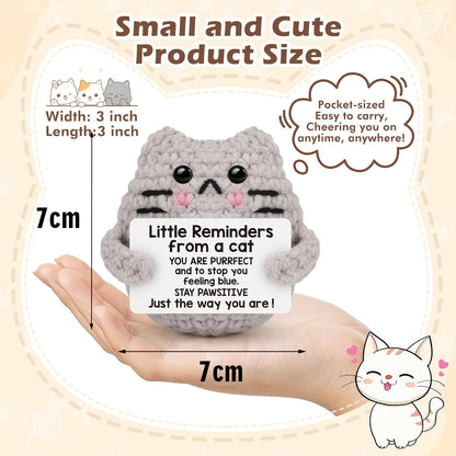 Handmade Crochet Pocket Hug Doll – Positive Energy Plush Gift