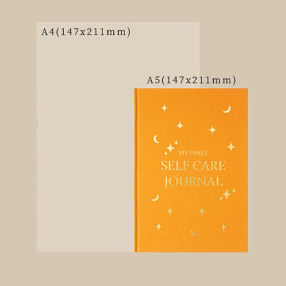 Self-Care Gratitude Journal – A5 Fabric Cover Daily Planner Notebook